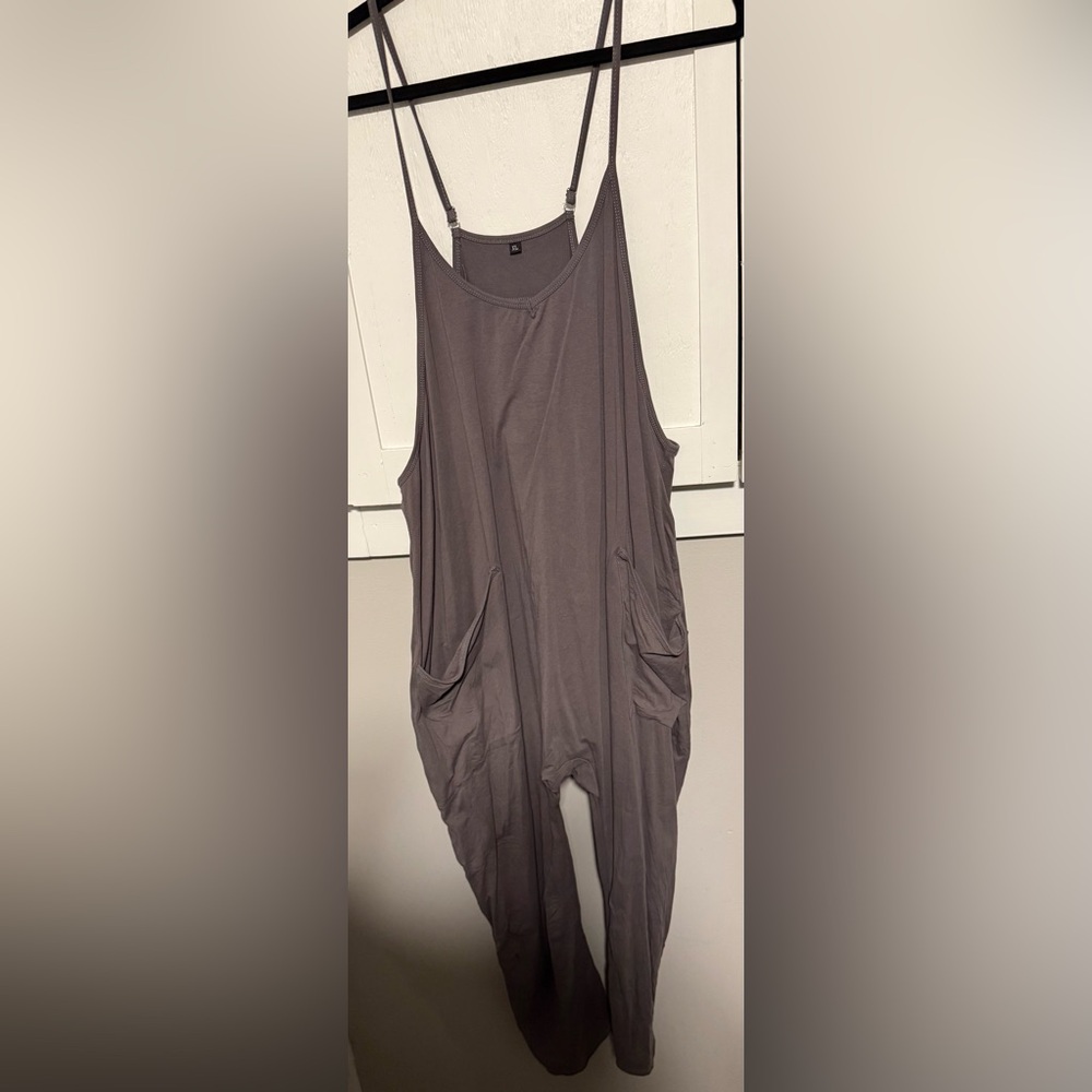 Stylish Gray Jumpsuit